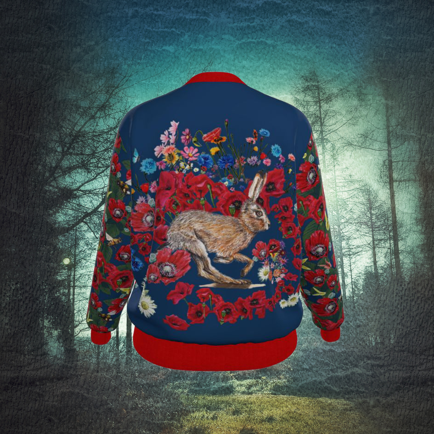 Running Hare Ladies Waterproof Bomber Jacket