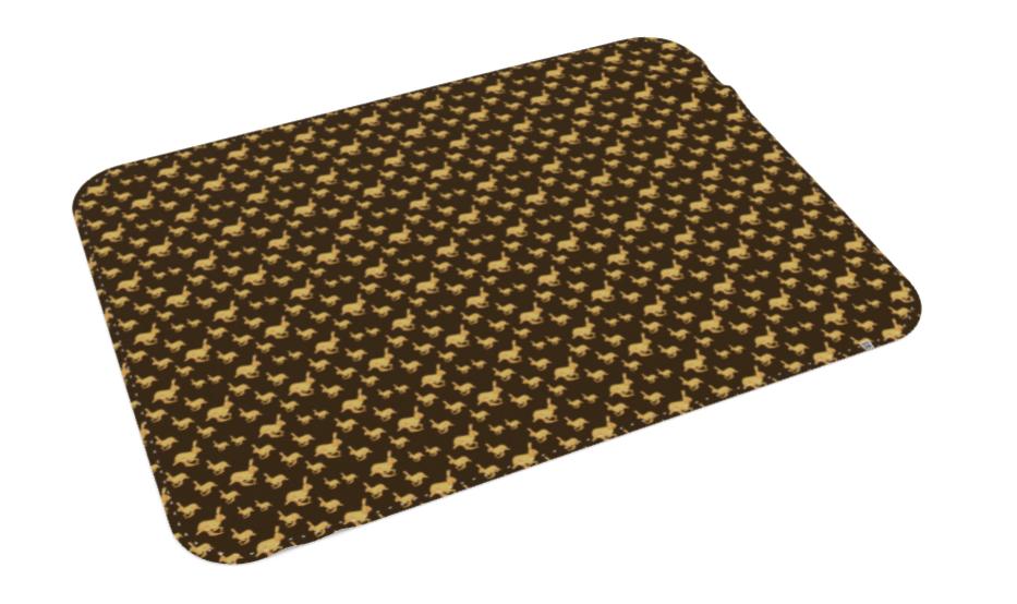 Golden Hares Single Layer Dogs Blanket