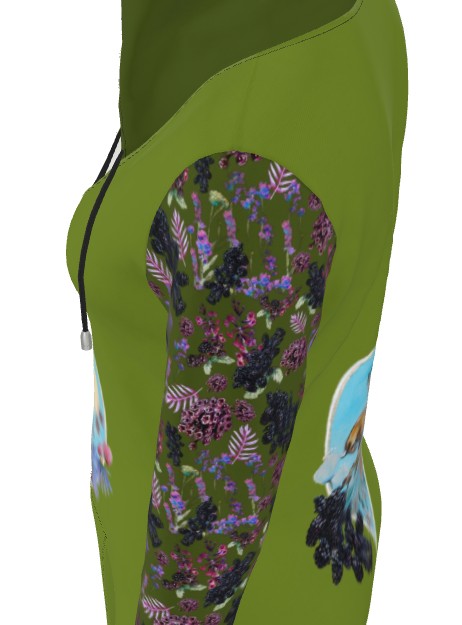 Three of Cups Hare Tarot Deck Hoodie Dress