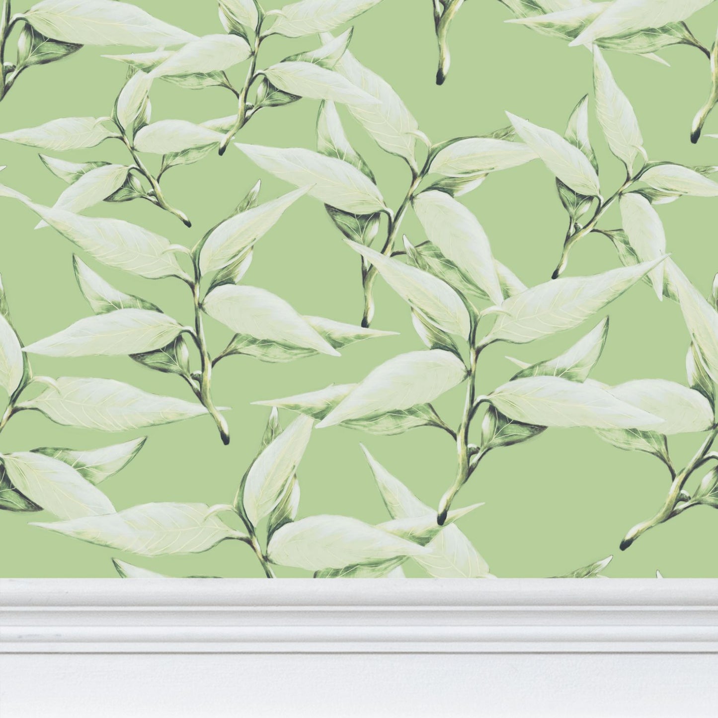 Olive Leaf Wallpaper