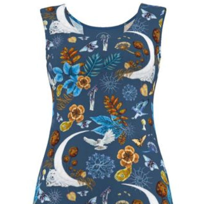 Wolf Wisdom Nature Bodycon Dress