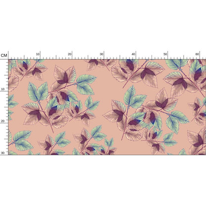 Youthful Feminine Leafage Wallpaper pinks