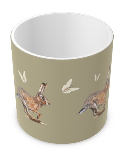 Running Hare Plant Pot