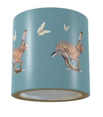 Wild Brown Hare Plant Pot